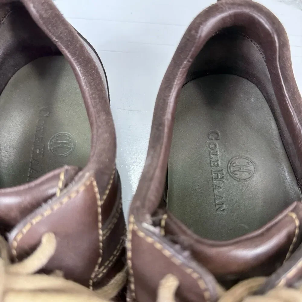 Cole Haan Men's Size 9 Brown Suede Leather Casual Driver Sneakers Comfort Shoes